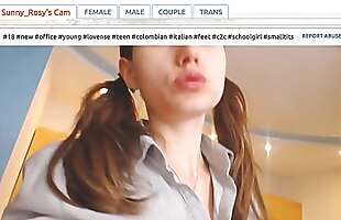 Slim teens dance on cam [Sunny rosy]