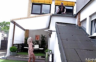 Bored housewife fucks worker when her husband is not home