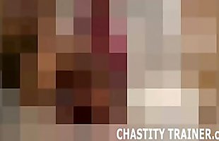 I will lock your cock up tight in a chastity device