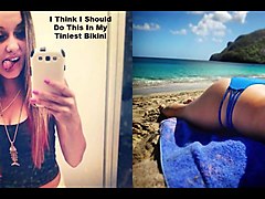 Hannah savannah bikini jerk off challenge